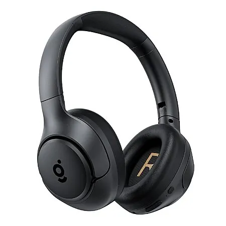wegear Hybrid Active Noise Cancelling Wireless Over-Ear Headphones (Black)