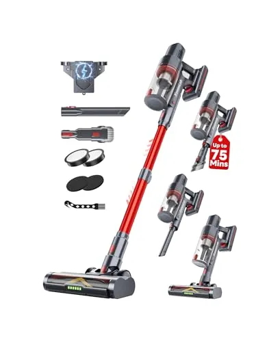 XenonLab Cordless Vacuum Cleaner 75Mins/55KPa/650W