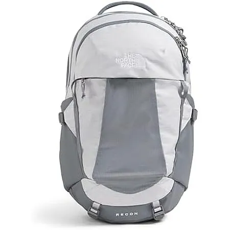 30L The North Face Women's 18" Recon Laptop Backpack (White / Metallic)