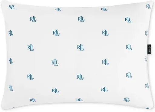 Lauren Ralph Lauren Logo Medium Density Down Alternative Pillow, Standard/Queen