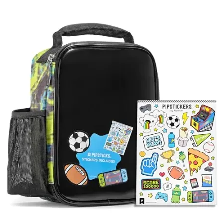 Fit & Fresh x Pipsticks Insulated Kids Lunch Bag w/ Sticker Sheet
