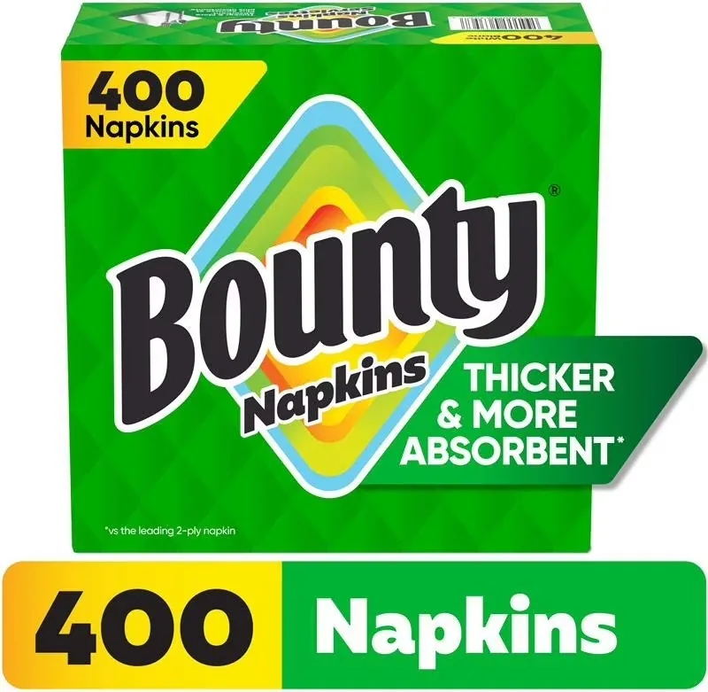 Bounty Everyday White 400-Count Paper Napkins