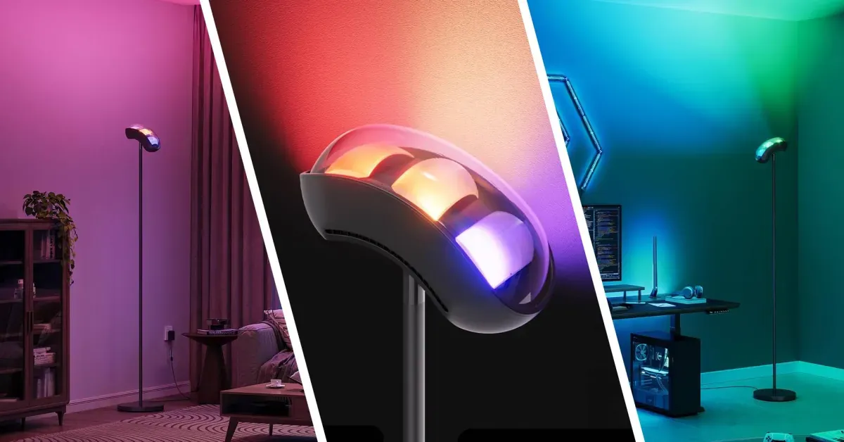 Govee Torchiere Floor Lamp with Matter