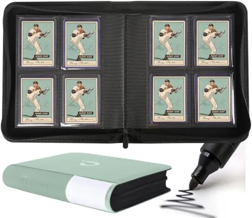 D DACCKIT 128-Card 4-Pocket Top Loader Binder