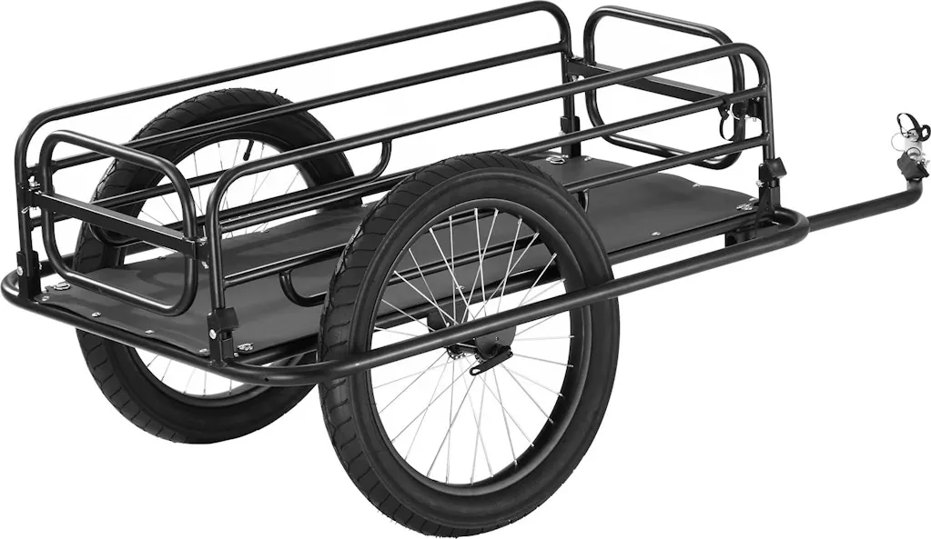 Vevor/SucceBuy 275-lb. Foldable Bike Cargo Trailer w/ Universal Hitch