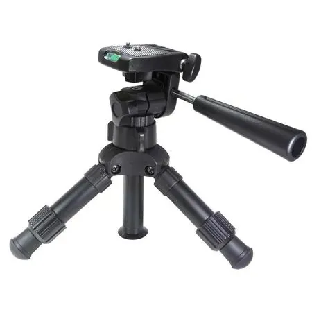 VidPro TT-12 Heavy Duty Aluminum Table Top Tripod w/ 3-Way Pan Head