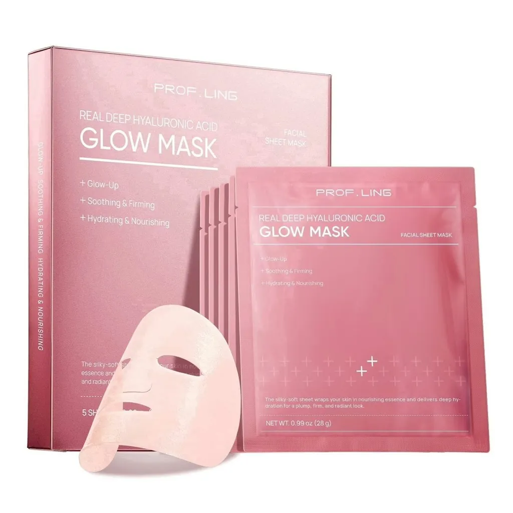 Real Deep Hyaluronic Acid Glow Mask 5-Pack