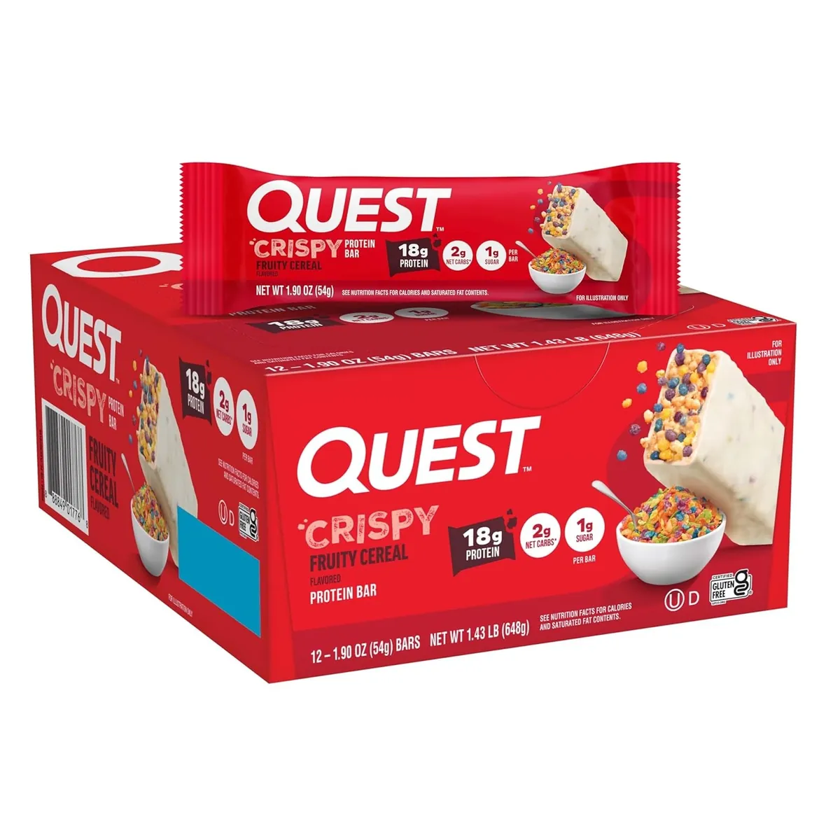 Quest Nutrition Crispy Protein Bar 12 Pack