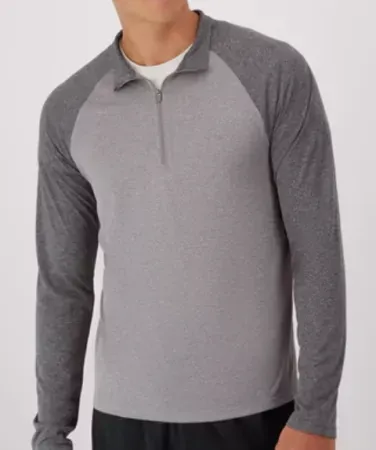 Hanes Cool DRI Men's Quarter-Zip UPF 40 Lightweight Pullover