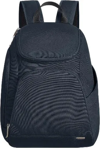 Travelon Anti-Theft Classic Backpack w/ RFID Blocking & Locking Zippers (Midnight)