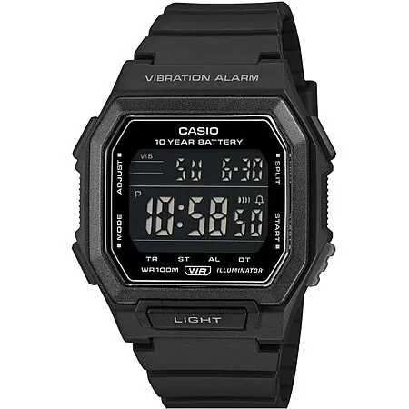 Casio W-738H Series LED Digital Sports Watch w/ 10-Year Battery Life (Black)