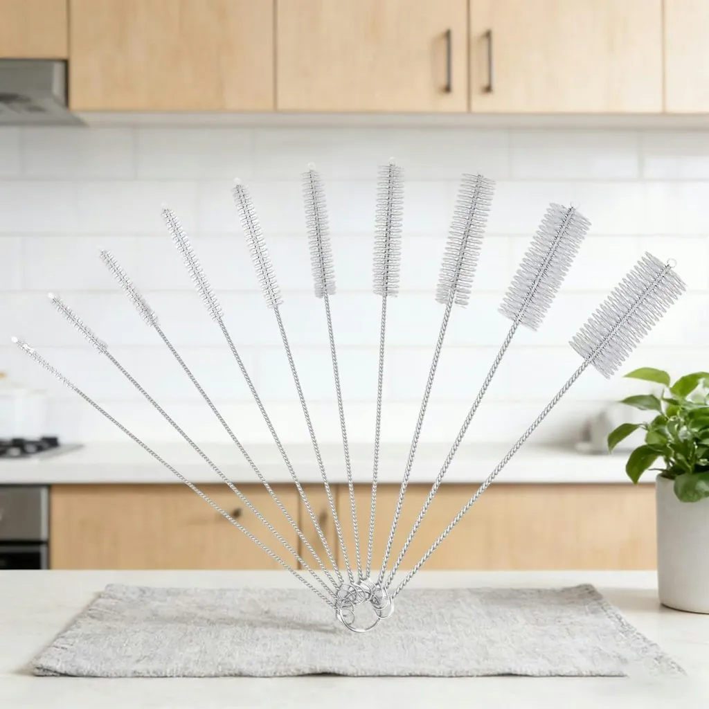 10-Piece Straw Cleaning Brush Set