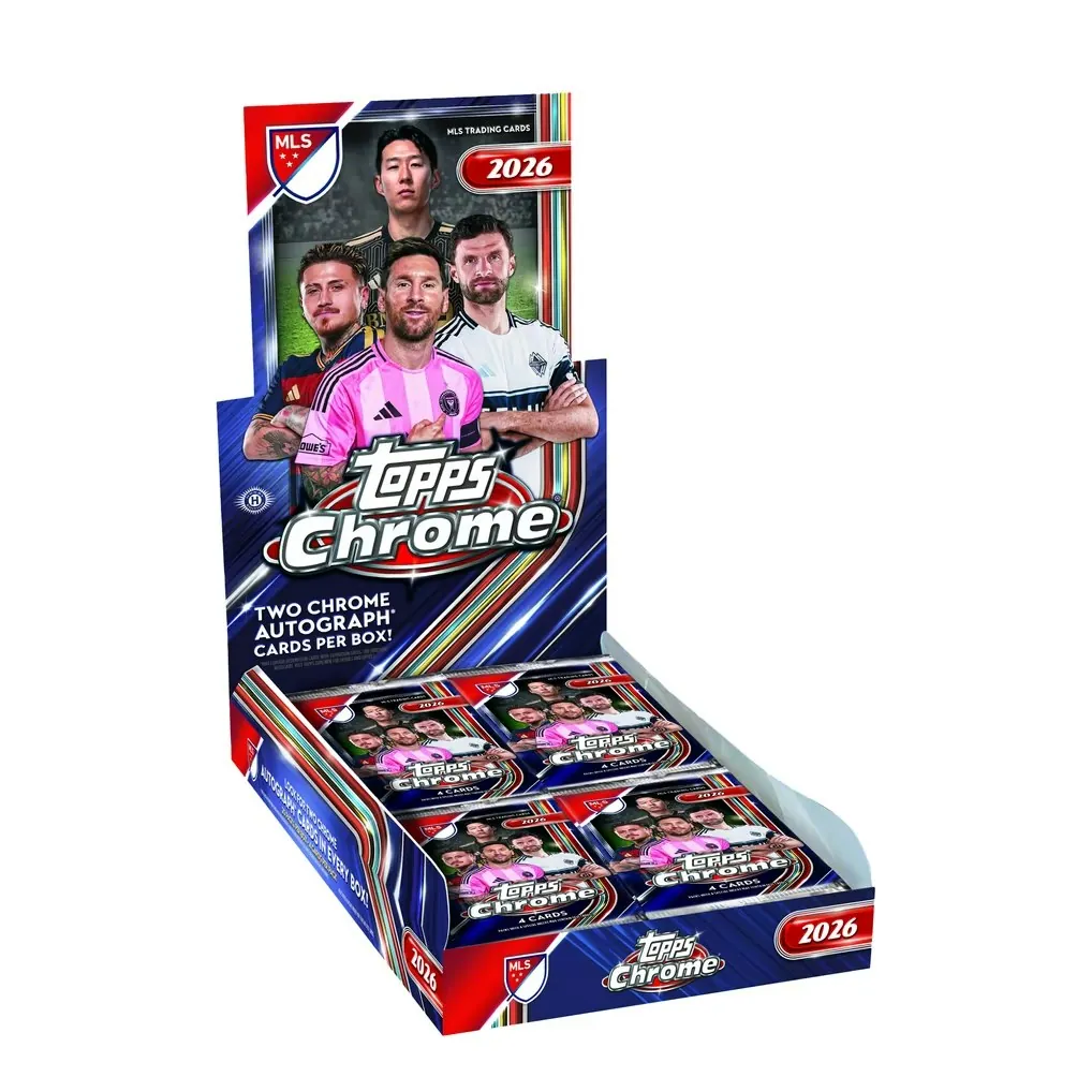 2026 Topps MLS Chrome Factory Sealed Hobby Box