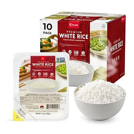 10-pk 6.3-oz IRIS Instant Japanese Short Grain White Rice