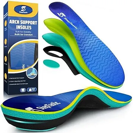 StepTastic Men's & Women's High Arch Support Inserts