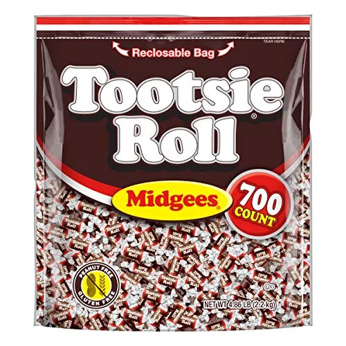 Tootsie Roll Midgees Chewy Chocolate Candy, 700 Count