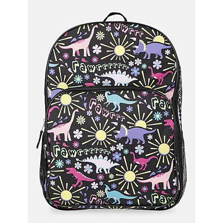 Kid's Backpacks: 17" Disney Lilo & Stitch $6, 17" Wonder Nation Fossil Garden