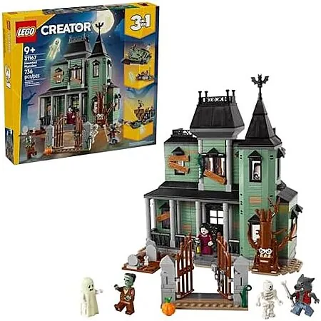 736-Pc LEGO Creator 3 in 1 Haunted Mansion Building Toy
