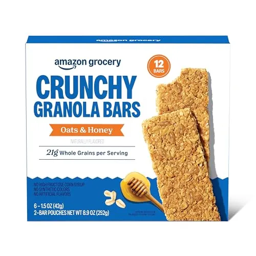 Crunchy Granola Bars Oats & Honey 12-Count