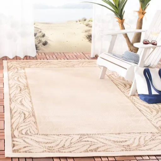 Safavieh Courtyard Micah Floral Indoor/Outdoor Area Rug 5'3" x 7'7"