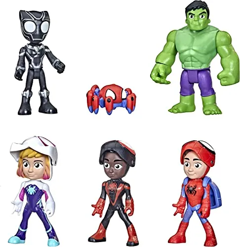 Spidey and his Amazing Friends Marvel Hero Reveal Multipack 4-Inch Action Figure Toys