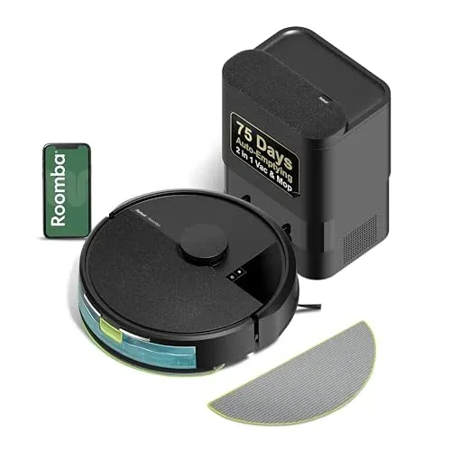 iRobot Roomba 104 2in1 Vacuum & Mop Robot - Self-Empties for 75 Days