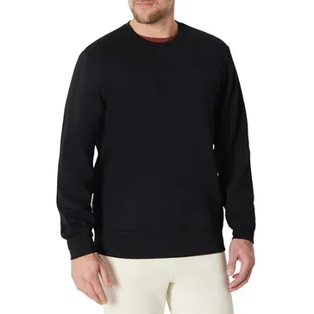Amazon Essentials Men's Active Sweat Relaxed-Fit Crewneck Pullover Sweatshirt