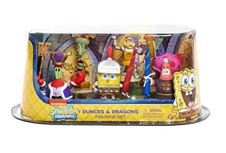 Spongebob Dunces & Dragon Figurine Set