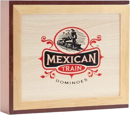 Front Porch Mexican Train Dominoes Board Game