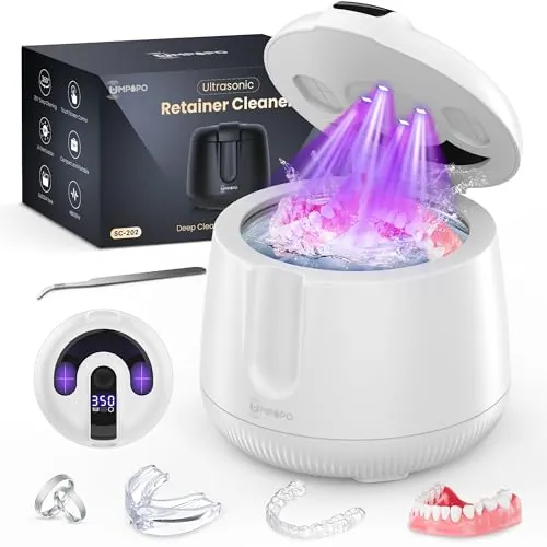 Ultrasonic Retainer Cleaner 48kHz UV