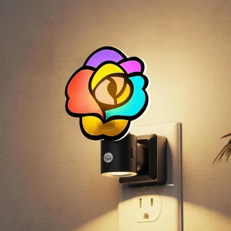 L LOHAS LED Plug-In Dimmable Night Light w/ Light Sensor