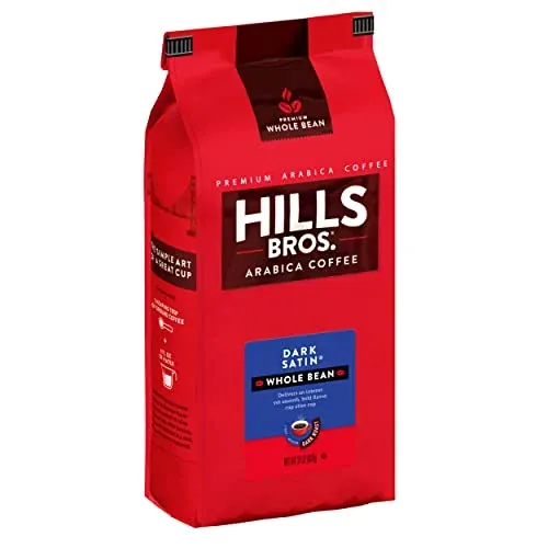 Hills Bros. Whole Bean Coffee - Dark Satin, 32 oz Bag
