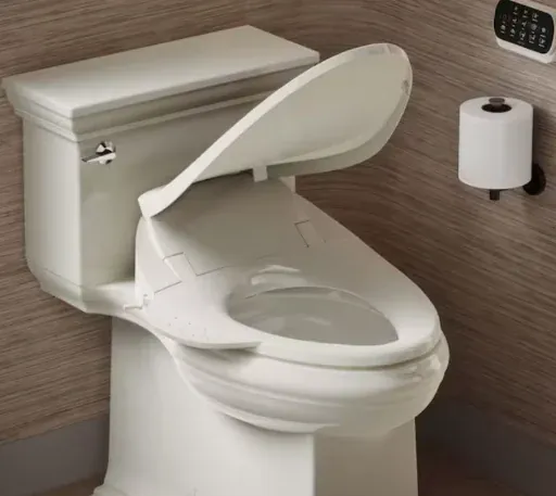 Purewash E750 Electric Bidet Seat for Elongated Toilets with Touchscreen Remote Control