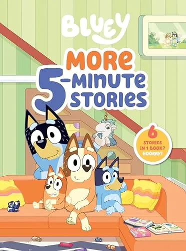Bluey: More 5-Minute Stories Hardcover Book