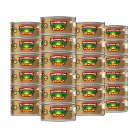 24-Pack 3oz Genova Premium Yellowfin Tuna in Olive Oil