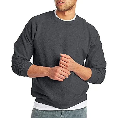 Hanes Men’s EcoSmart Fleece Crewneck Sweatshirt