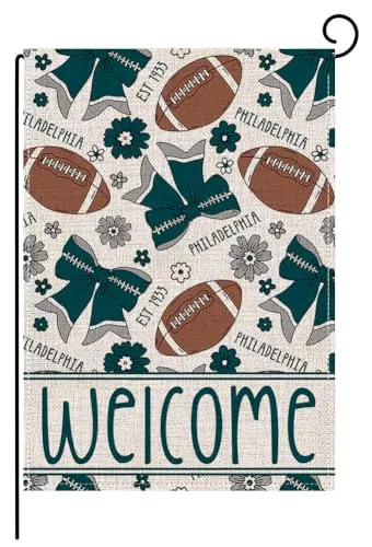 Football Welcome Garden Flags