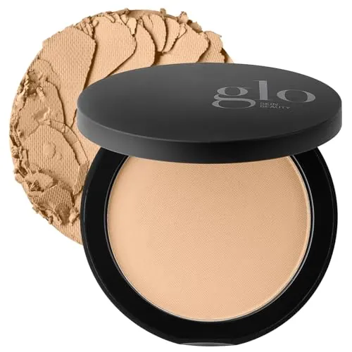 Glo Skin Beauty Pressed Base Powder Foundation Golden Dark, 0.31 oz