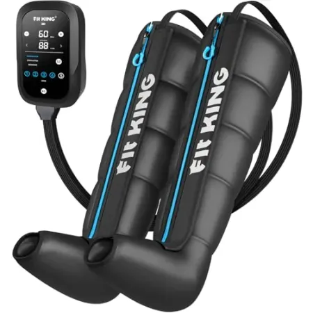 FIT KING Pro 5-Zone Control Leg Massager Compression Recovery Boots