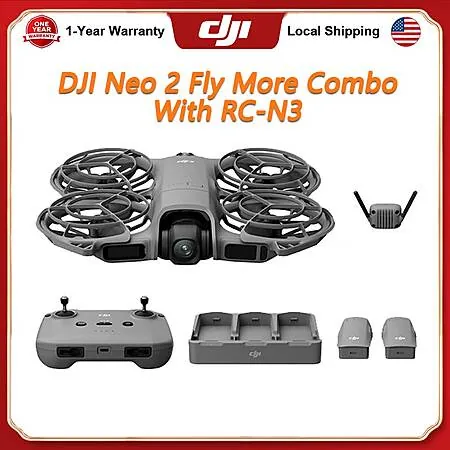 DJI Neo 2 Fly More Combo 4K Camera Drone w/ RC-N3