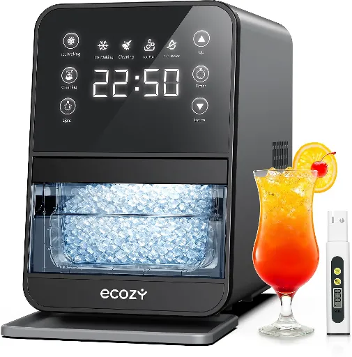 Ecozy Nugget Ice Maker Countertop 40Lbs/Day