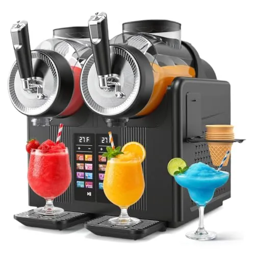Dual Tank Slushie & Ice Cream Machine