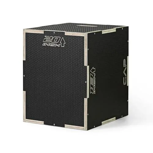 CAP Barbell 3-in-1 Plyometric Box (20" x 18" x 16")