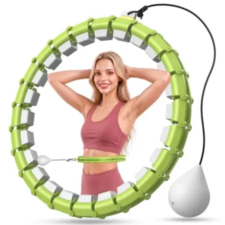 Weighted Infinity Fitness Hoop w/ 24 Detachable Links
