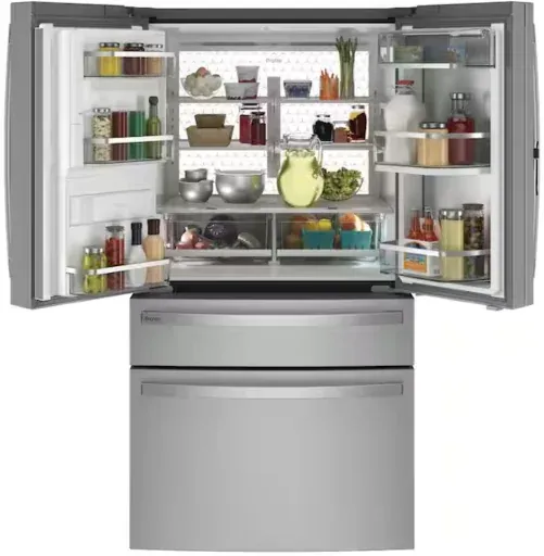 GE Profile 27.9 cu. ft. Smart 4-Door French Door Refrigerator with Door-in-Door
