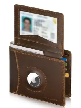 Jowlroel Wallet for Men with AirTag Holder