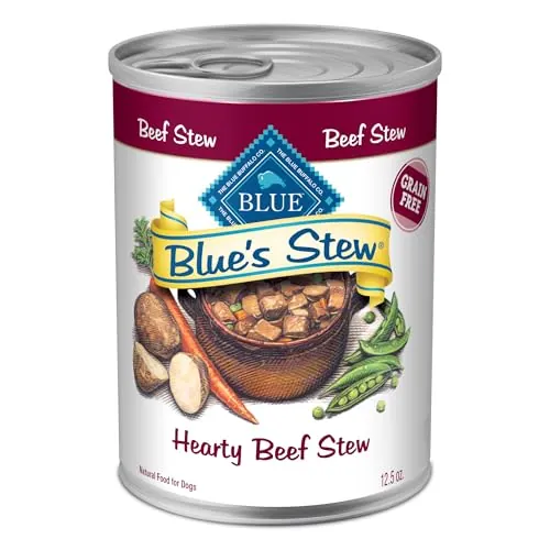 Blue Buffalo Blue's Stew Beef Grain-Free Wet Dog Food 12.5 oz 12-Count