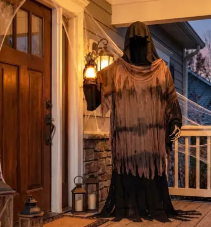 Way To Celebrate 84" Animated Reaper with Lantern Decoration