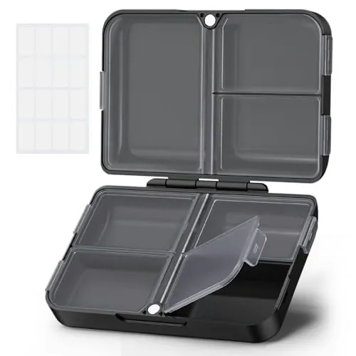 Auvon 7-Cell Magnetic Compact Pill Organizer