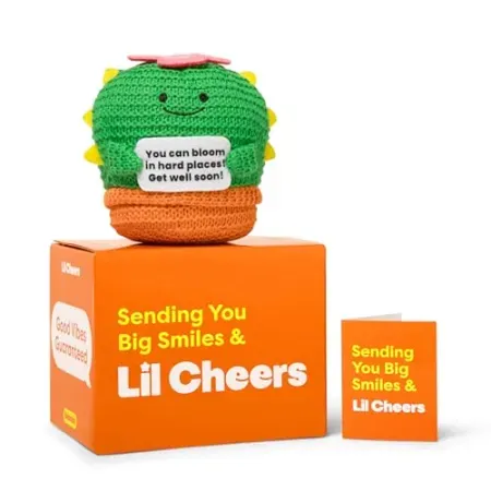 Lil Cheers Get Well Soon Cactus Crochet Plush